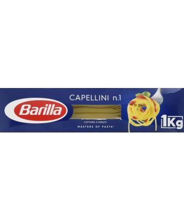 Barilla Classic - Capellini n. 1 with durum wheat semolina always al dente - 1 kg