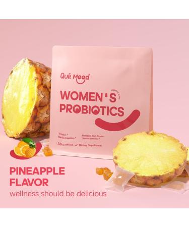 Quit mood Feminine Balance Gummies - Hawaiian Pineapple - Women's Probiotics-ph Balance - 30 Gummies Individual Package Vitamin C Individual Package Individual Package (1) - Buy Online on GoSupps.com