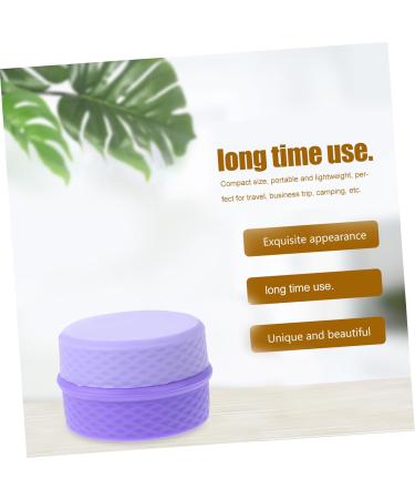 ABOOFAN 1 Set Cream Box Small Cream Container Travel Container for Cream Travel Essentials for Vacation Body Butters Portable Cosmetic Holder Make up Purple Storage Box Miss Silica Gel 6.5X6.5X4.5CM Purple - Buy Online on GoSupps.com