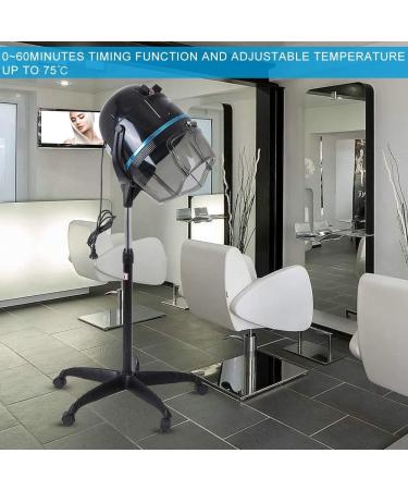 Adjustable Hooded Floor Dryer Hair Bonnet Dryer Salon Stand Up Professional Salon Hair Beauty Hair Styling Tools Rolling Hair Dryer for Hot Perm Hair-drying - Buy Online on GoSupps.com