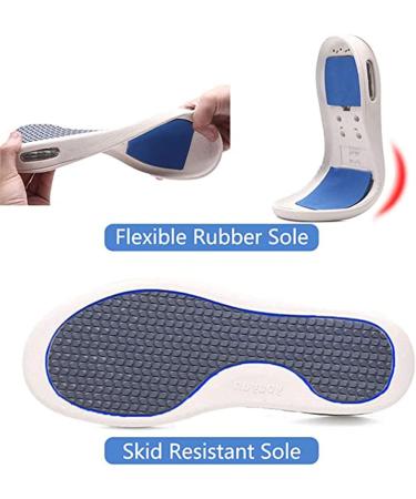 Stylish Wide Diabetic Shoes for Elderly Womens | Non Slip Air Cushion Sneakers | Lightweight & Breathable Walking Shoes for Swollen Feet | Beige (Size 41) - Buy Online on GoSupps.com