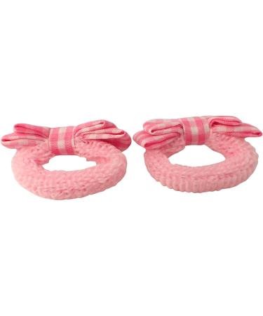 Topkids Accessories Bow Hair Bobbles/Hair ties for Girls Hair Accessories for Girls Hair Bands for Girls Hair bobbles for Girls Hair Bows Hair Elastics (Gingham Pink) - Buy Online on GoSupps.com