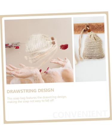BIUDECO 14pcs Handmade Soap Storage Bag Soap Bags Mesh Exfoliating Soap Saver Mesh Storage Bags Cotton Linen - Buy Online on GoSupps.com
