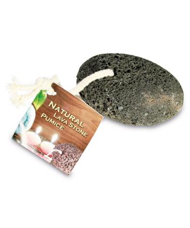 Pumice nature with cord 7 x 9 cm