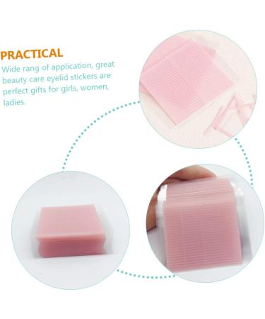 Didiseaon Adhesive Stickers 12 Sheets Double Eyelid Beauty Stickers Woman Lift Cosmetic Eye Shaping Makeup Supplies 2.8x0.2cmx2pcs Pinkx2pcs - Buy Online on GoSupps.com