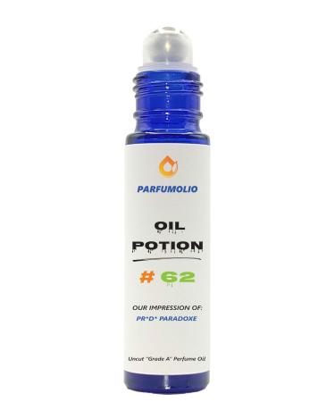Oil Potion # 62 Inspired by Pr*d* Paradoxe Women's Uncut Grade A Fragrance Body Oil Dupe Concentrated Long Lasting Roll-On 10ml / 0.33 oz