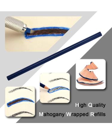 Anself Eyebrow Microblading Kit for Permanent Tattoo Practice - Manual Pen, Needle, Pigment Ink, Practice Skin Tool - Buy Online on GoSupps.com