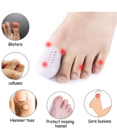 Buy GLOG Foot Protector Gel - Breathable Silicone Cover for Blisters Ingrown Nails & Friction Relief - International Shipping Available - Buy Online on GoSupps.com