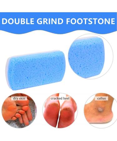 4PCS Pumice Stone Foot Scrub Double Pumice Foot Stone Pumice Foam Glass Peeling Exfoliating Foot Massage - Buy Online on GoSupps.com