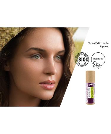 Greenendoor Cassis Lip Balm | Organic Jojoba Oil | Plastic-Free Natural Lip Care | Eco-Friendly Lip Butter in Cardboard Sleeve - Buy Online on GoSupps.com