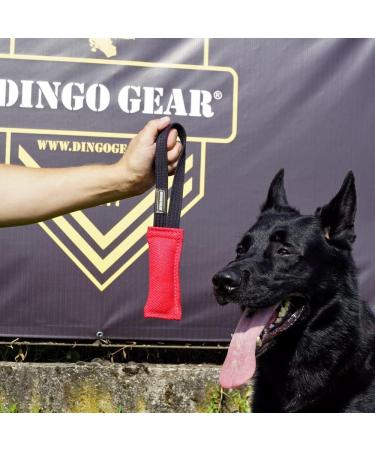 Dingo Gear Cotton Nylon Bite Sausage for Dog Training | IGP IPO Obedience Protection | 15x5 cm with Handle | Black - S00072 - Buy Online on GoSupps.com