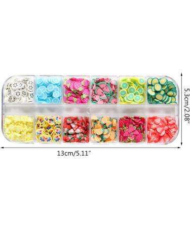 MISHITI Fruit Soft Polymer Clay Slices - UV Epoxy Resin Mold Filler & Nail Art Decoration | International Shipping - Buy Online on GoSupps.com