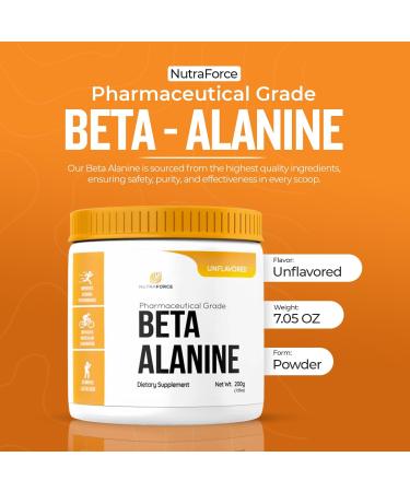 NutraForce Pharmaceutical Grade BETA Alanine 7.05 OZ - Buy Online on GoSupps.com