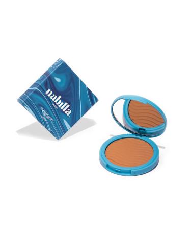 Nabilla Beauty | Bronzer Powder Matte - Medium tan 02 | Compact bronzing powder, matte finish, natural tanned effect, adjustable coverage (8g)