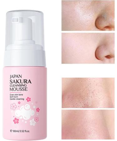 Nettoyant mousse cerise - Nettoyant visage portable 100 ml pour un nettoyage en profondeur sans sensation de serrage - Produits de soins de la peau pour la maison le dortoir les voyages les Bellv - Buy Online on GoSupps.com