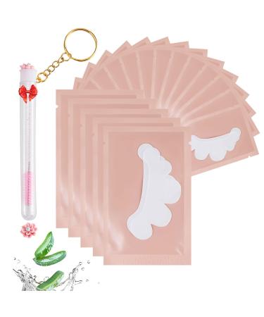 100 Pairs Under Eye Gel Pads for Eyelash Extensions Lint-Free Disposable Eye Patches for Lash Extension Kit Smooth & Easy to Apply (Pink 50Pairs) 50Pairs Pink