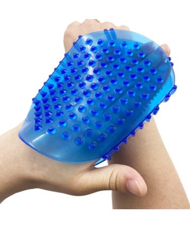 Lurrose 3pcs Silicone Body Brush Shower Mitts - Gentle Exfoliating and Cleansing Glove for SPA Massage - Random Color - Buy Online on GoSupps.com