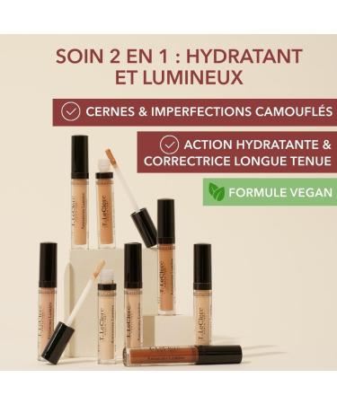 T.LeClerc Anticernes Correcteur Lumi re Fluide - Teinte Sable- Actif Soin 2 en 1 - Corrige les Cernes & Hydrate 8H - Regard Lumineux Frais D fatigu et Teint Unifi - Vegan & Fabriqu en France 03 Sable 3.7 ml (Lot de 1) - Buy Online on GoSupps.com