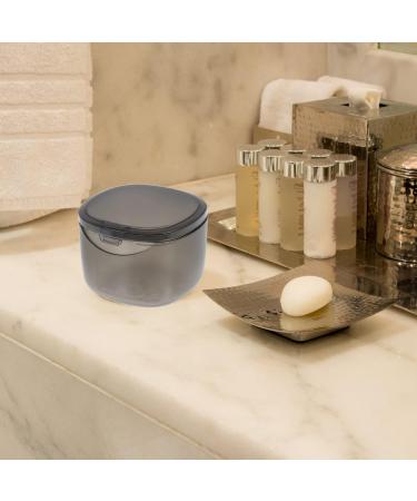 Denture Case: Reusable Plastic Storage Box for False Teeth - Grey | Orthodontic Retainer & Mouth Guard Holder for Travel & Home - Buy Online on GoSupps.com