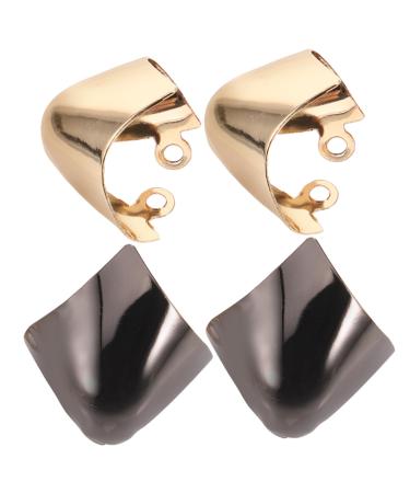 SAFIGLE 2 Pairs Toe Protector Pointed Toe Heel All Decor High Heels Cover Heel Protector Boot Tips Boot Heel Replacement Shoe Protector Shoes Pointed Protector Metal Repair Protective Case