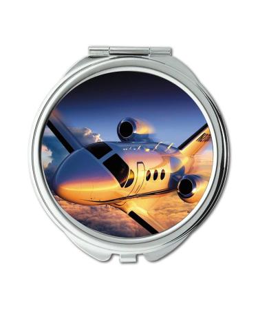 aircraft desktop Mirror Compact Mirror fighter torso pocket mirror portable mirror