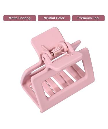12 Matte Medium Hair Clips, 2-Inch Thick Square Tweezers, Non-Slip Medium Claw Hair Clips for Thin Hair - Small and Medium-Sized Hair Clips for Women and Girls - Buy Online on GoSupps.com