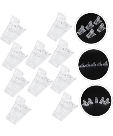 FRCOLOR Nail Art Clamp finger extension kit Plastic Manicure Clamps Finger Nail Builder Clamps clips manicure shaping Quick Building Manicure nail forms tool Extension Manicure Accessories As Shown 3.5X3cm - Buy Online on GoSupps.com