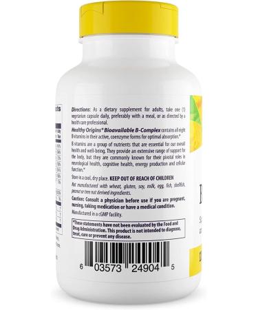 Healthy Origins Coenzymated B-Complex - Supports Brain Health - 120 Veggie Capsules - Buy Online on GoSupps.com