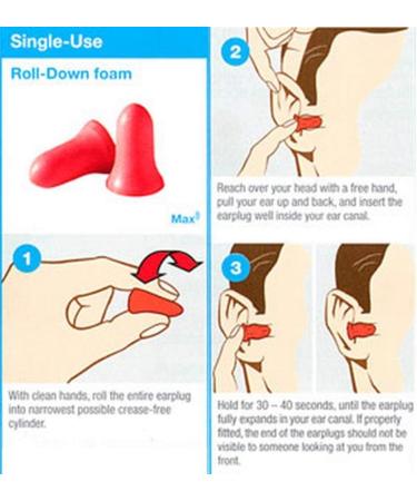Howard Leight by Honeywell Low Pressure Disposable Foam Shooting Earplugs 10-Pairs (R-01518) Orange - Noise Reduction Safety Ear Protection - Buy Online on GoSupps.com
