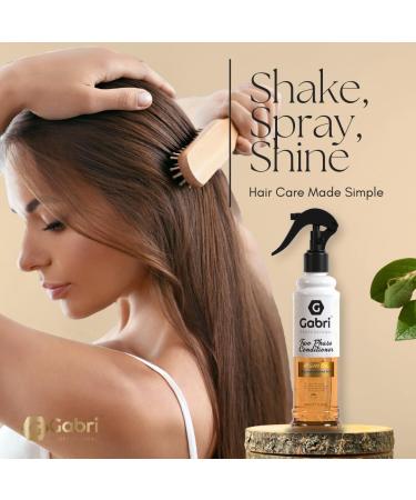  G Gabri Gabri 2 Phase Spray Conditioner 400ml I For Damaged Hair Formula I Leave-In Moisturizer I Leave In Conditioner (Argan Oil) - Buy Online on GoSupps.com