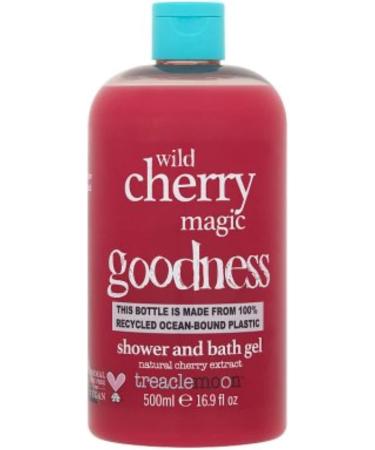 Treacle Moon Shower & Bath Gel (500ml) with Bath Washcloth (Wild Cherry Magic) - Buy Online on GoSupps.com