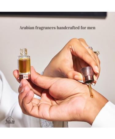 Dukhni Sandalia Attar Perfume Oil 6ml of Premium Sandalwood Oil, Authentic Sandalwood fragrance oil for Men & Women | Luxurious Islamic Gift | Alcohol-Free & Vegan - Buy Online on GoSupps.com