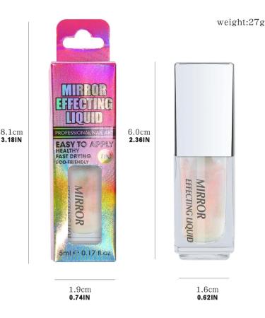 CAOQAO New Nail Beauty Liquid Powder Powder Nonfading Powder Liquid Powder Fairy Powder Manicure 5ml Gel Base Coat And Top Coat (B One Size) 1 count (Pack of 1) B - Buy Online on GoSupps.com