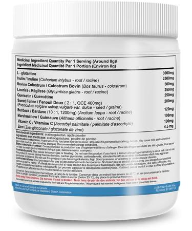 ALLBE RestoreCan L-Glutamine - 240g L Glutamine Powder Supplement for Digestive Gut Health Muscle Repair and Immune Support Non-GMO and Gluten-Free Glutamine Powder (Pack of 1) 240 g (Pack of 1) - Buy Online on GoSupps.com
