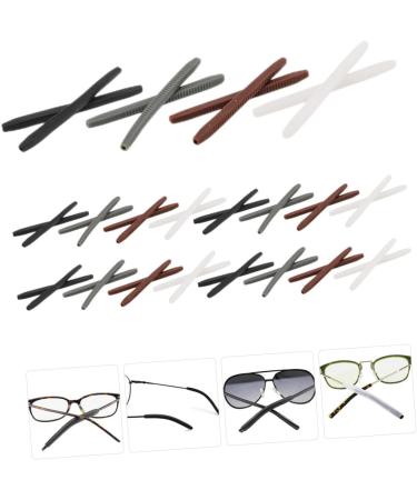 Shop Osaladi 80 Pair Silicone Glasses Holders - Elastic Ear Hook Handles Vintage Design Slipproof Multiple Colors 4 Pieces - Perfect for Reading & More! - Buy Online on GoSupps.com