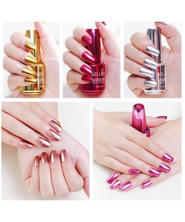 Ingzy Matte Metallic Nail Polish - Unpeelable DIY Varnish Manicure Tool, 18ml (Pearl Gold) - Buy Online on GoSupps.com