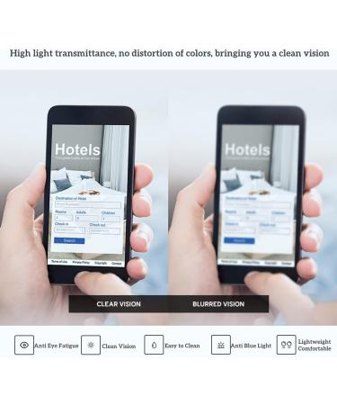 Zukky Anti-Blue Light Reading Glasses for Men & Women - UV Blocked Metal Readers in Black (1x) - Buy Online on GoSupps.com