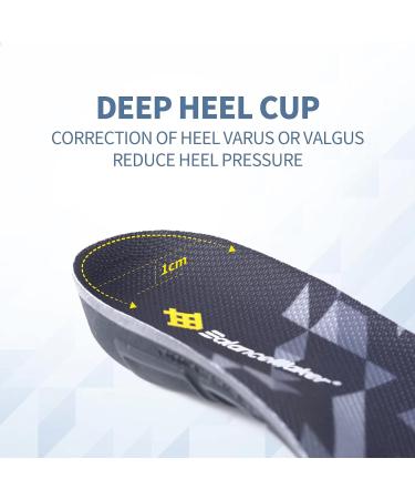 Balancemaker Orthotics Insoles with Super Strong Arch Support | Relieve Foot Pain, Plantar Fasciitis, Flat Feet | US W 9-10.5/US M 8-9.5 - Buy Online on GoSupps.com