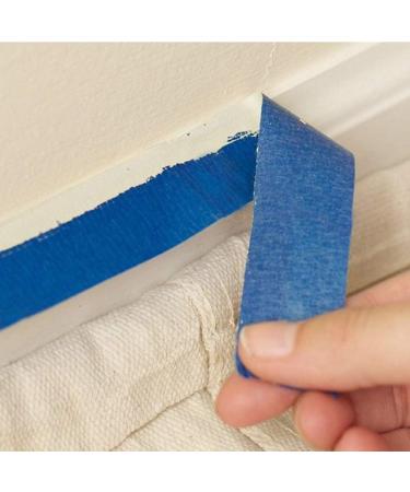 Blue Painter's Tape 3 Rolls - 0.7 Inch x 60 Yard - Multi Surface Masking Tape for Painting and Decoration - Indoor and Outdoor Use - 180 Yard Total - Buy Online on GoSupps.com