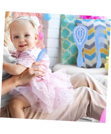 Healvian Baby Grooming Kit Set - Scalp Massager Brush, Hair & Massage Comb, Infant Hairbrush - Comfort Care for Newborns - Blue, Size 1 - Buy Online on GoSupps.com