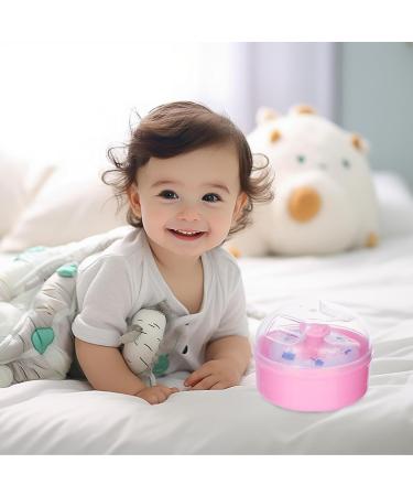 Bouff e de poudre pour tout-petits bouff e de poudre pour le corps et r cipient | Applicateur et r cipient de poudre saupoudrer - tui poudre pour le corps avec houppette pour poudre Rose - Buy Online on GoSupps.com