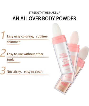 Poudre Chatoyante pour le Corps Coque en Plastique Bouff e de B ton de Poudre Texture L G re 9 G Brillante pour le Maquillage (Brun dor ) - Buy Online on GoSupps.com
