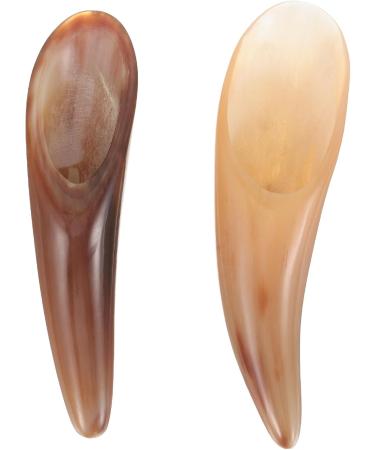 Buy FRCOLOR Ox Horn Gua Sha Stone Massage Tools - 2pcs Scraper Set for Facial & Body Relief | International Shipping - Buy Online on GoSupps.com