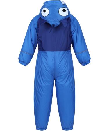 Regatta Kids Mudplay III Waterproof Insulated All-in-one Suit 4-5 Years - Strong Blue/New Royal Monster - Buy Online on GoSupps.com