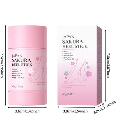 Stick for Cracked Heels - Moisturizing Balm for Dry Feet | 40g Moisturizing Lotion Cream to Soften Skin Reduce Dead Skin Foot Care for Women on the Go - Buy Online on GoSupps.com