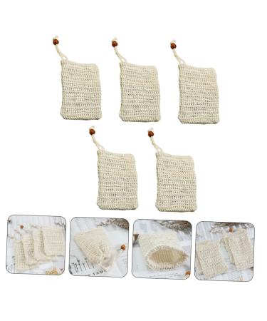 FRCOLOR 20 Pcs Sisal Soap Bags - Exfoliating Natural Soap Saver Pouches for Bathing | Eco-Friendly Soap Holder & Mesh Cleansing Net - Buy Online on GoSupps.com