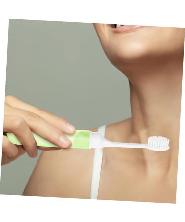 Portable Travel Toothbrush - Collapsible Manual Toothbrush with Tongue Cleaner | Perfect for Suitcases & On-the-Go Hygiene - Buy Online on GoSupps.com