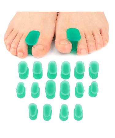 8 Pairs Silicone Toe Spacer Separator Bunion Straightener Hallux Valgus Corrector - Buy Online on GoSupps.com
