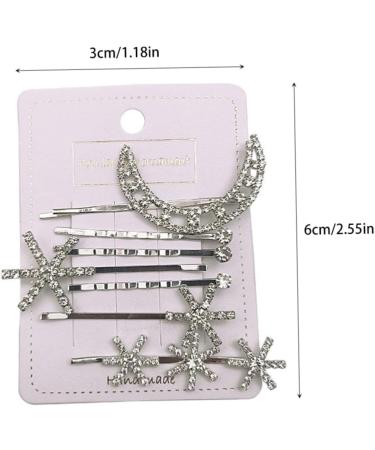 Gogogmee Clip Hair Accessories for Hair Decorations Bling Hair Pearl Hair Accessories Barrettes for Women Jeweled Barrettes Flower Decor Rhinestone Bobby Pins Fashion Hair Pin - Buy Online on GoSupps.com