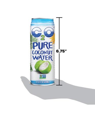 Shop C2O Pure Coconut Water - Non-GMO, Plant-Based Electrolytes, No Added Sugar (Pack of 12, 17.5 FL OZ) - Buy Online on GoSupps.com